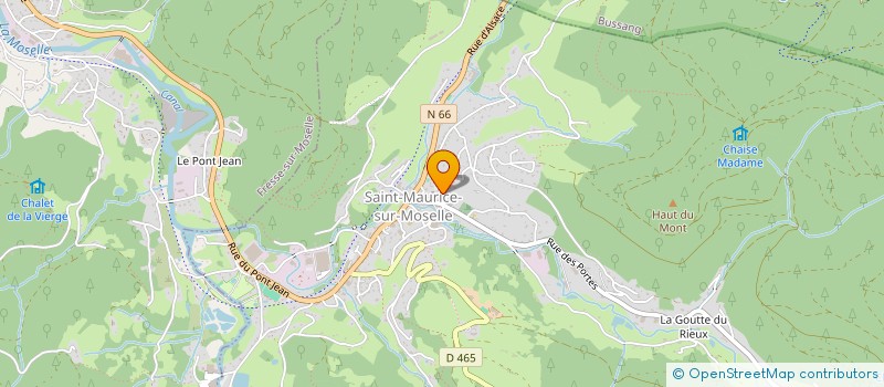 localisation de l'entreprise MONSIEUR JEAN HUGUEL  SAINT-MAURICE-SUR-MOSELLE