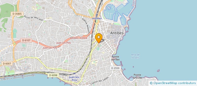 localisation de l'entreprise MONSIEUR JEAN-HUGUES BACHINI  VALLAURIS