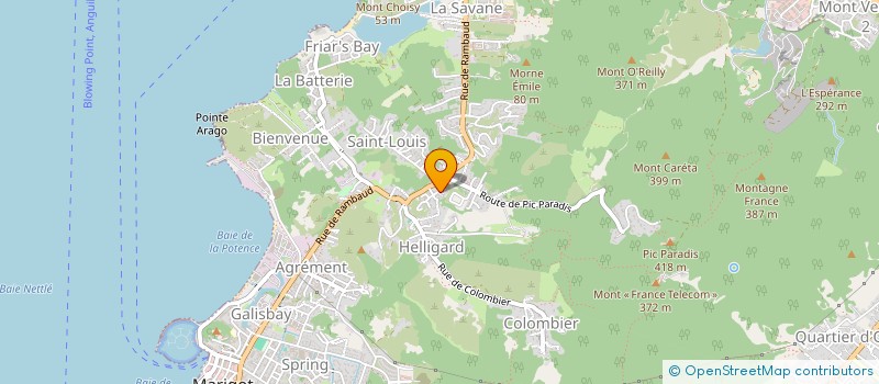 localisation de l'entreprise MONSIEUR JEAN-HUGUES COMPPER  SAINT-MARTIN