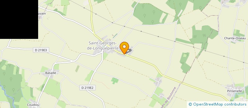 localisation de l'entreprise MONSIEUR JEAN-HUGUES DESRUISSEAUX  SAINT-GEORGES-DE-LONGUEPIERRE