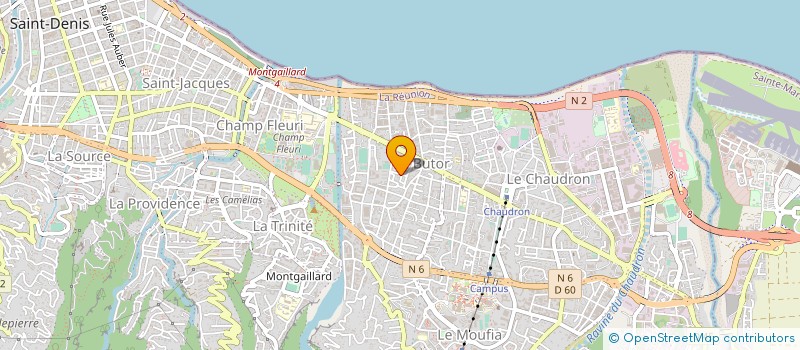 localisation de l'entreprise MONSIEUR JEAN HUGUES IFANGOUSINE à SAINT-DENIS