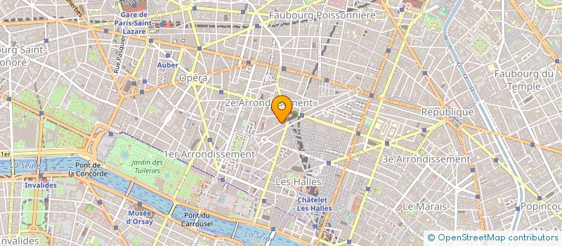 localisation de l'entreprise MONSIEUR JEAN HUGUES LAMOUREUX  PARIS