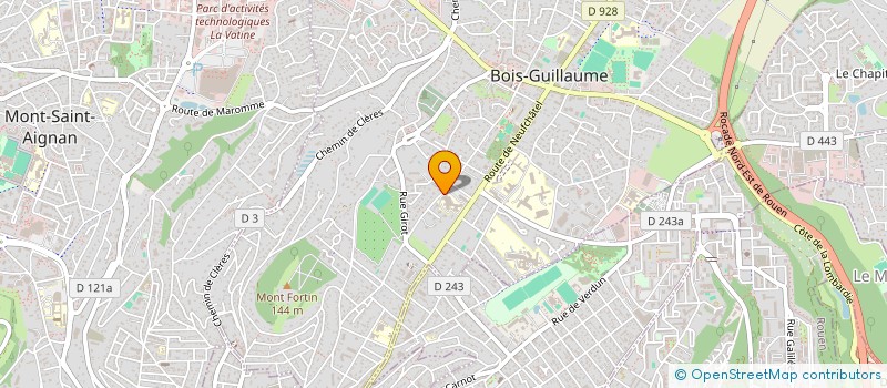 localisation de l'entreprise MONSIEUR JEAN-HUGUES MAILLOCHAUD à BOIS-GUILLAUME