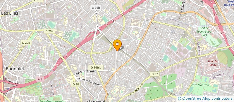 localisation de l'entreprise MONSIEUR JEAN-HUGUES MANOURY à MONTREUIL