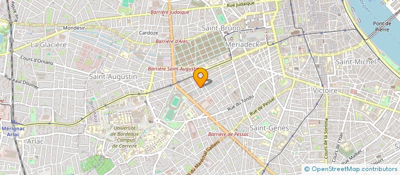 localisation de l'entreprise MONSIEUR JEAN-HUGUES MORALES  BORDEAUX