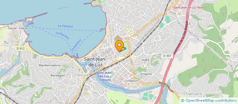 localisation de l'entreprise MONSIEUR JEAN-HUGUES MOTA à SAINT-JEAN-DE-LUZ