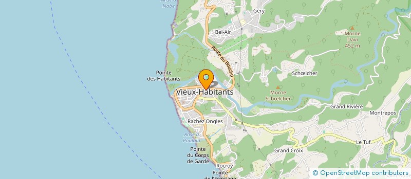 localisation de l'entreprise MONSIEUR JEAN-HUGUES NOEL  VIEUX-HABITANTS