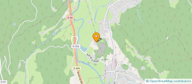 localisation de l'entreprise MONSIEUR JEAN-HUGUES PERRIN  DOMMARTIN-LES-REMIREMONT