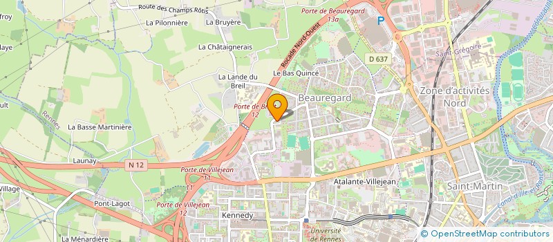 localisation de l'entreprise MONSIEUR JEAN-HUGUES SAULAIS  RENNES