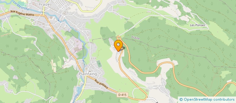 localisation de l'entreprise MONSIEUR JEAN HUGUES SIMON  PLAINFAING