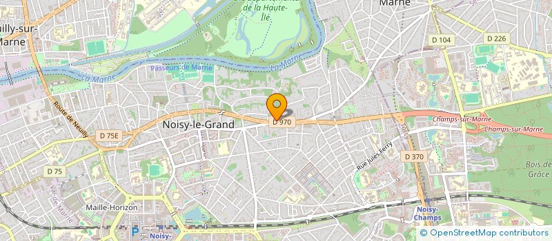 localisation de l'entreprise MONSIEUR JEAN-HUGUES VIRGILE  NOISY-LE-GRAND