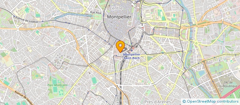 localisation de l'entreprise MONSIEUR JEAN HUGUET à MONTPELLIER