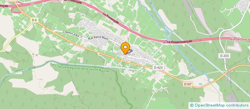 localisation de l'entreprise MONSIEUR JEAN HUGUIN à ST MAXIMIN LA STE BAUME