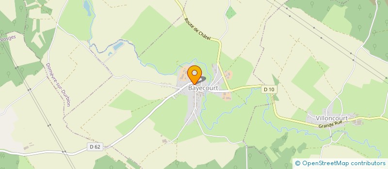 localisation de l'entreprise MONSIEUR JEAN HUMBERT  BAYECOURT