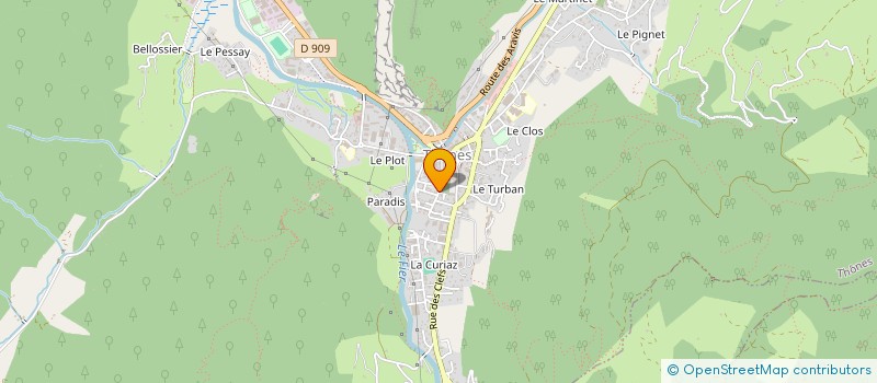 localisation de l'entreprise MONSIEUR JEAN HUMBERT  THONES