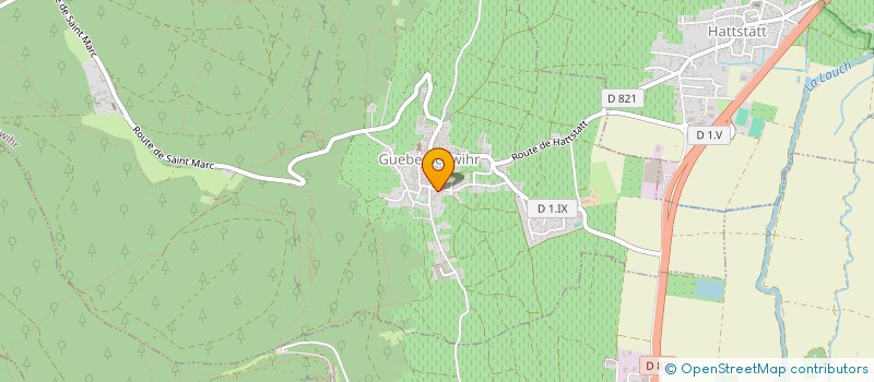 localisation de l'entreprise MONSIEUR JEAN HUMBRECHT  GUEBERSCHWIHR