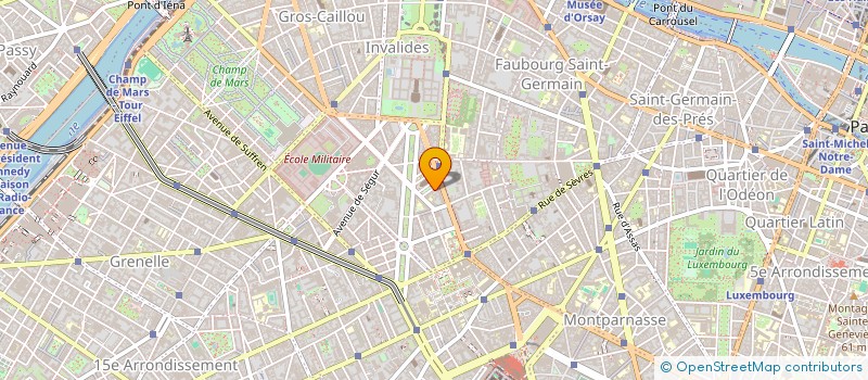 localisation de l'entreprise MONSIEUR JEAN HUON DE KERMADEC  PARIS