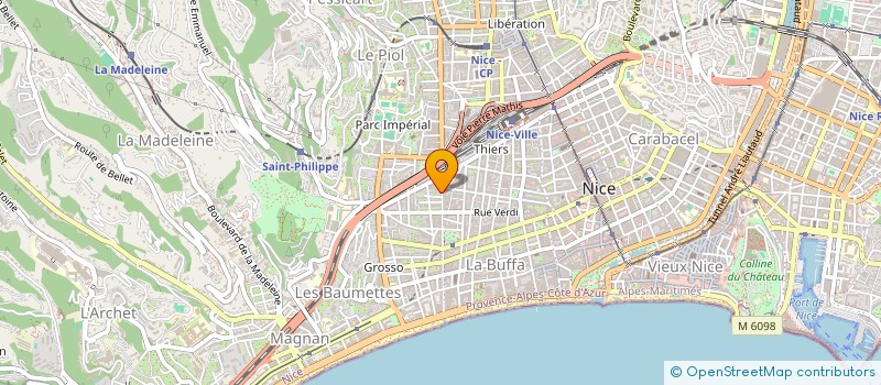 localisation de l'entreprise MONSIEUR JEAN HUOT MARCHAND à NICE