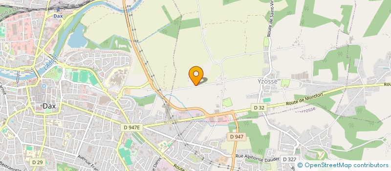 localisation de l'entreprise MONSIEUR JEAN HURET  YZOSSE