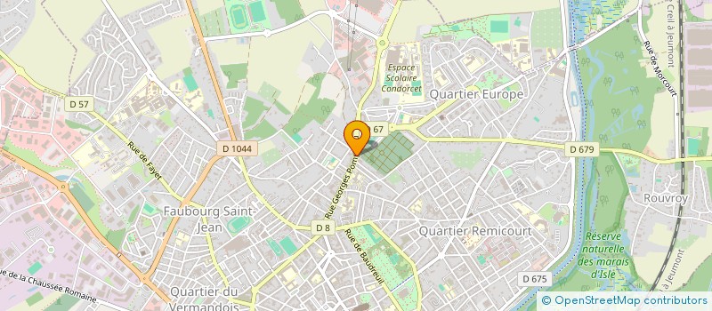 localisation de l'entreprise MONSIEUR JEAN HURIER à SAINT-QUENTIN