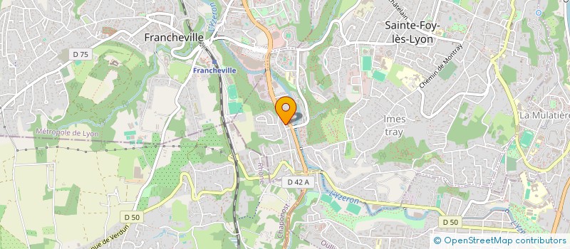 localisation de l'entreprise MONSIEUR JEAN HURIER  SAINTE-FOY-LES-LYON