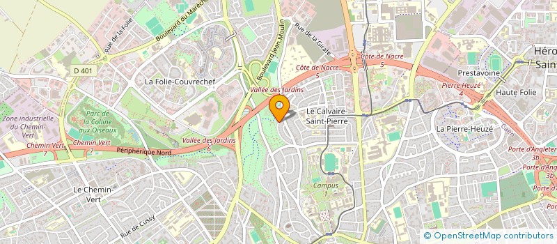 localisation de l'entreprise MONSIEUR JEAN HURST à CAEN