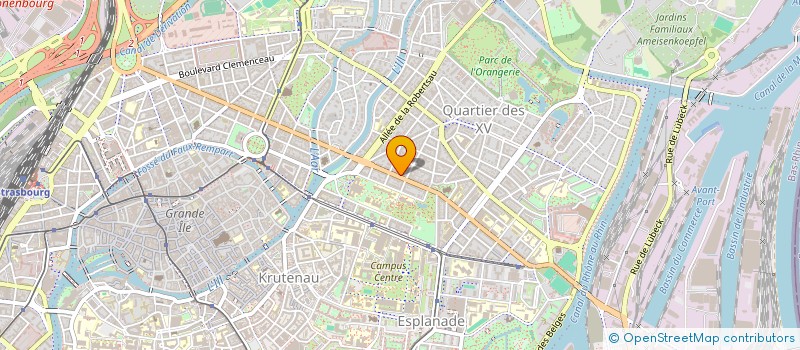 localisation de l'entreprise MONSIEUR JEAN HURSTEL à STRASBOURG