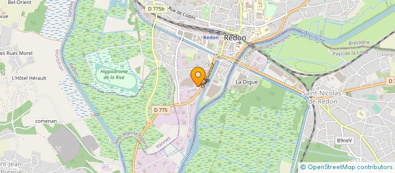 localisation de l'entreprise MONSIEUR JEAN HURTEL  REDON