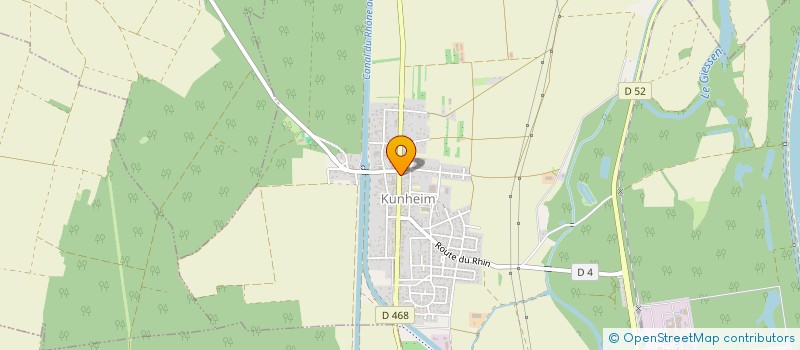 localisation de l'entreprise MONSIEUR JEAN HUSSER  KUNHEIM