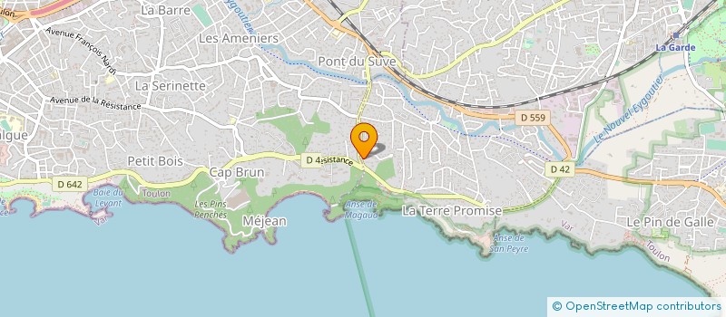 localisation de l'entreprise MONSIEUR JEAN HUSSON  LA GARDE