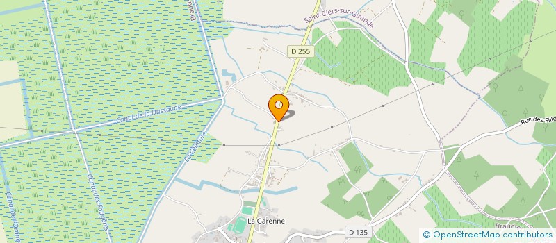 localisation de l'entreprise MONSIEUR JEAN HUSSON  BRAUD-ET-SAINT-LOUIS