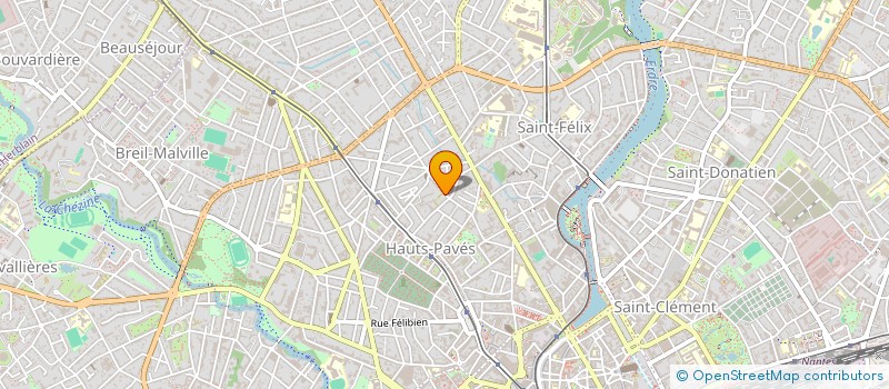 localisation de l'entreprise MONSIEUR JEAN HUSSON  NANTES