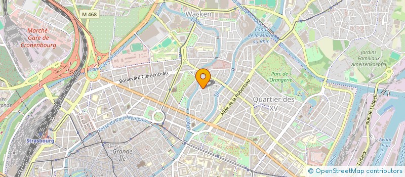 localisation de l'entreprise MONSIEUR JEAN HUTT à STRASBOURG