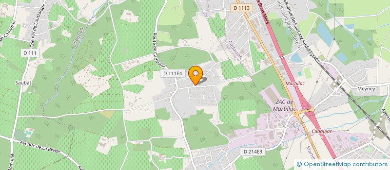 localisation de l'entreprise MONSIEUR JEAN HYERE à MARTILLAC