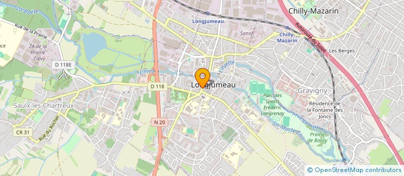 localisation de l'entreprise MONSIEUR JEAN HYEST  LONGJUMEAU