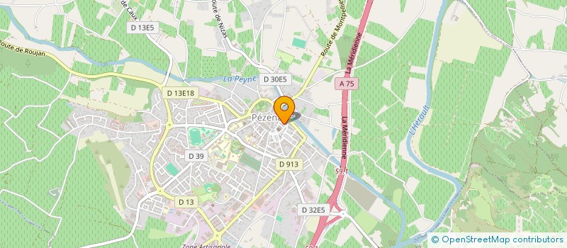 localisation de l'entreprise MONSIEUR JEAN ICHE  PEZENAS