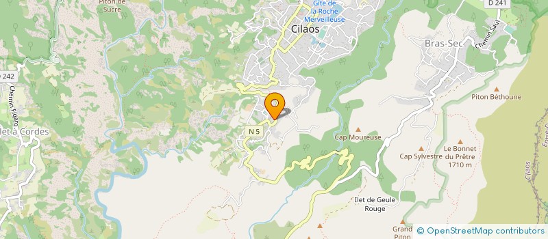 localisation de l'entreprise MONSIEUR JEAN IDMONT  CILAOS