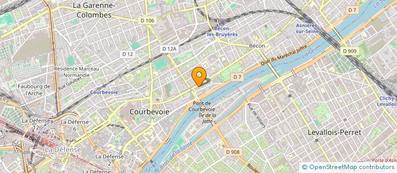 localisation de l'entreprise MONSIEUR JEAN IEHL  COURBEVOIE