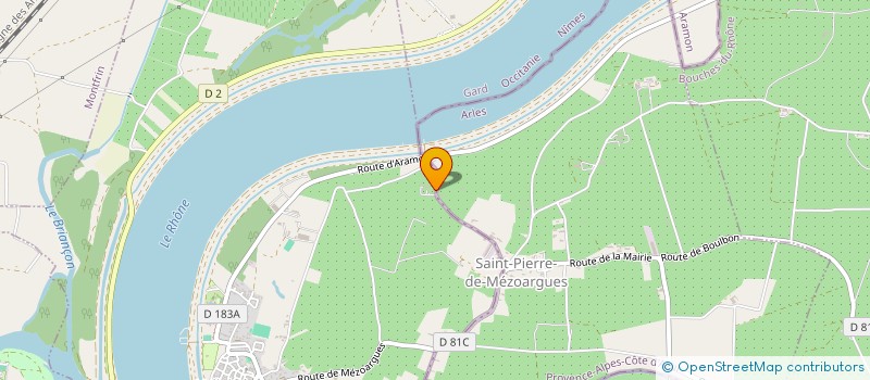 localisation de l'entreprise MONSIEUR JEAN IMBEMBO  VALLABREGUES