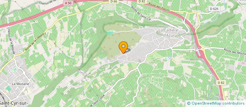 localisation de l'entreprise MONSIEUR JEAN IMPERATORI  LA CADIERE-D'AZUR