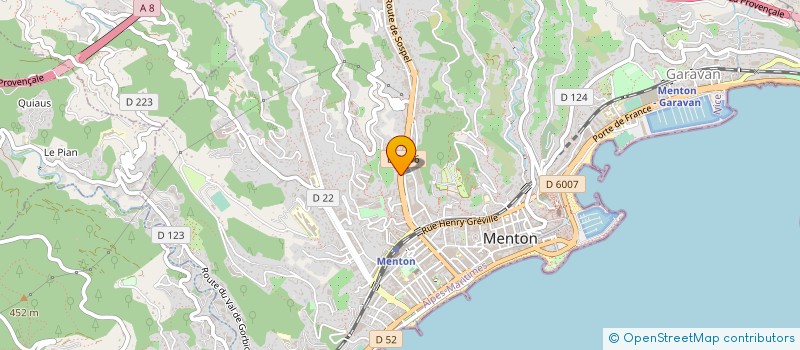 localisation de l'entreprise MONSIEUR JEAN INDIVISION BOUCHER à MENTON