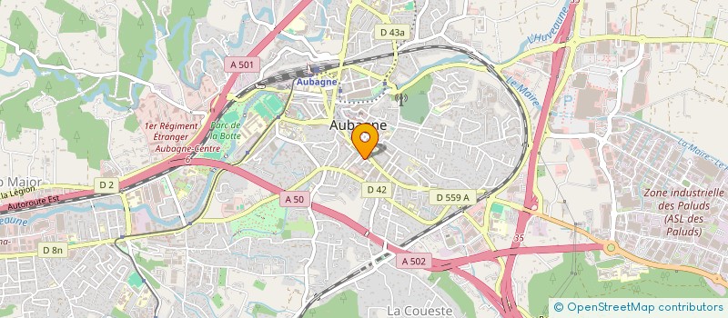 localisation de l'entreprise MONSIEUR JEAN INFERNET  AUBAGNE