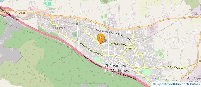 localisation de l'entreprise MONSIEUR JEAN INIESTA à CHATEAUNEUF-LES-MARTIGUES