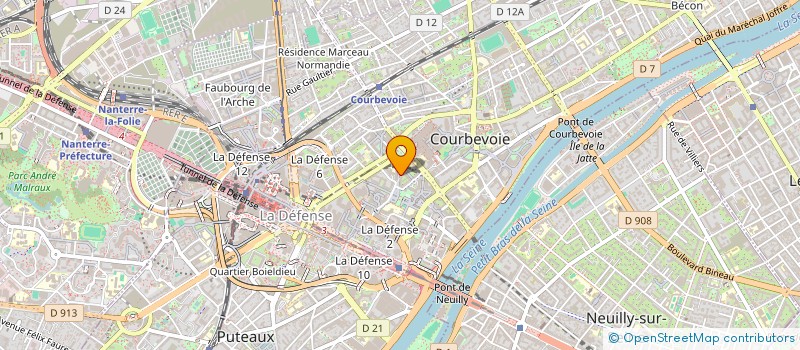 localisation de l'entreprise MONSIEUR JEAN INNOCENTE à COURBEVOIE