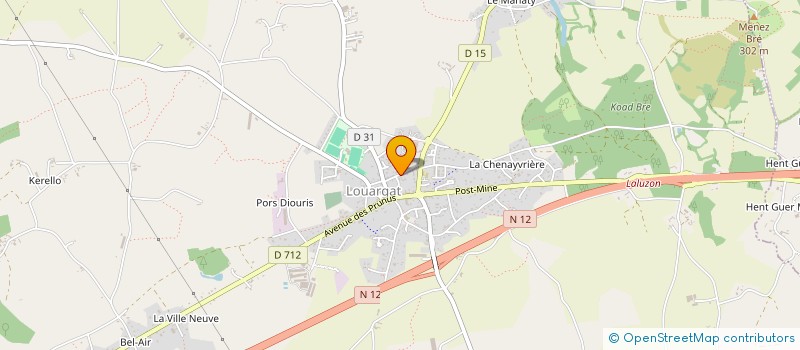 localisation de l'entreprise MONSIEUR JEAN INTEM  PEDERNEC