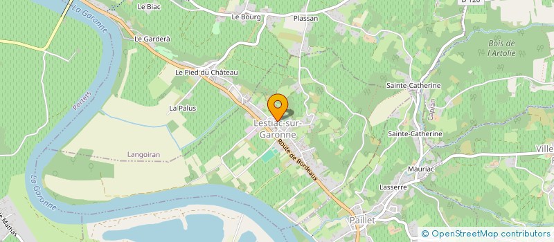 localisation de l'entreprise MONSIEUR JEAN IRIARTE  LESTIAC-SUR-GARONNE