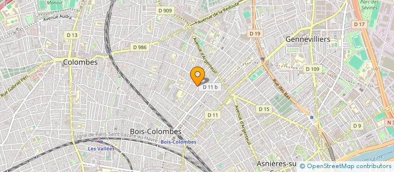 localisation de l'entreprise MONSIEUR JEAN ISOPO à BOIS-COLOMBES
