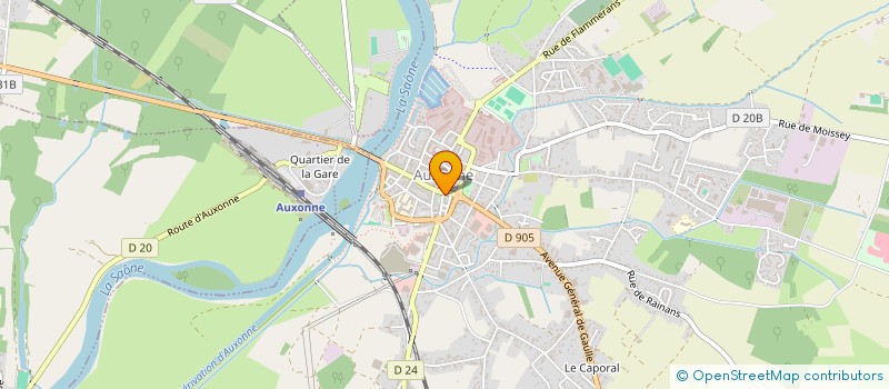 localisation de l'entreprise MONSIEUR JEAN ISTAS à AUXONNE