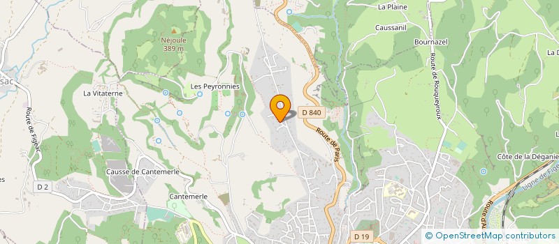 localisation de l'entreprise MONSIEUR JEAN ITARD  FIGEAC