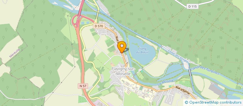 localisation de l'entreprise MONSIEUR JEAN IUNG  FLAVIGNY-SUR-MOSELLE